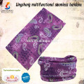 wholesale promotion paisley sport headwear skating headbands custom tubular bandana